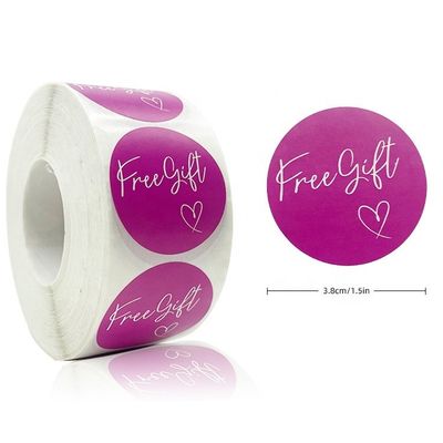 1.5&quot; ronde etiketten stickers 500 stuks per dankjewel roll geweldig voor evenementen cadeautjes en product verpakking