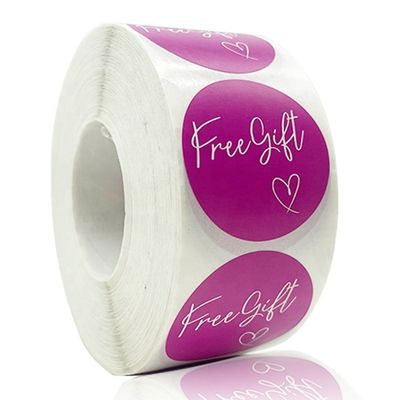 1.5&quot; ronde etiketten stickers 500 stuks per dankjewel roll geweldig voor evenementen cadeautjes en product verpakking