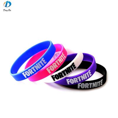 Kunststof sieraden Hoofdmateriaal Custom Logo Rubber Armband voor uw bedrijf