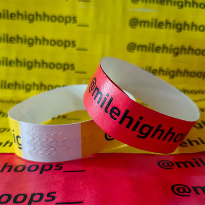 Eenmalig polsband voor identificatie bij evenementen/festivals/parken Aanpasbaar waterdicht