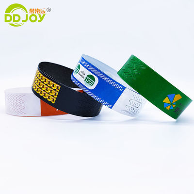 Eenmalig polsband voor identificatie bij evenementen/festivals/parken Aanpasbaar waterdicht