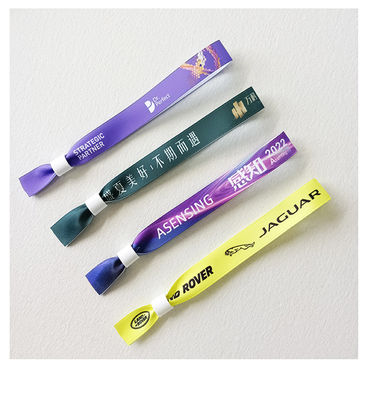 Promotie Verfraaien cadeautjes Polyester stof RFID polsbandjes voor evenement feest