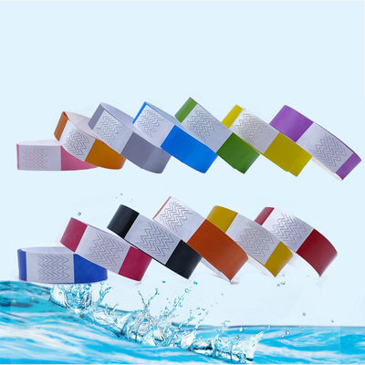 Eenmalig polsband voor identificatie bij evenementen/festivals/parken Aanpasbaar waterdicht