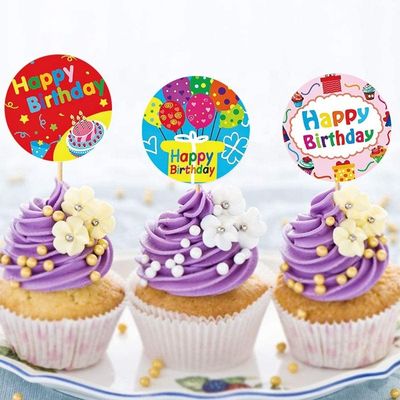 500pcs Kinderen Cartoon Gelukkige verjaardag Sticker Kleverige sticker voor feest decoratie