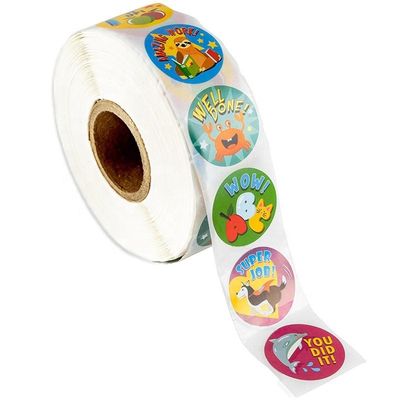 1 inch 25mm ronde stickers 500 stuks schattig dieren etiketten voor schoolbeloningen en leraren