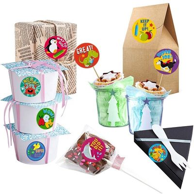 1 inch 25mm ronde stickers 500 stuks schattig dieren etiketten voor schoolbeloningen en leraren