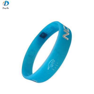 Custom Event Fundraising Silicone Ronde Armband Armband met ISO9001 Certificering