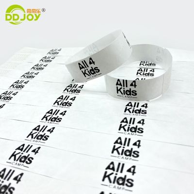 Aanpasbare Tyvek-armbanden voor elk festival of evenement 2-7 dagen Productietijd