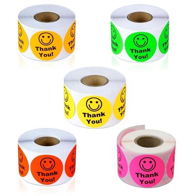 Op maat gemaakte sticker kleefkleeflabels met gratis ontwerp en op maat gemaakt logo