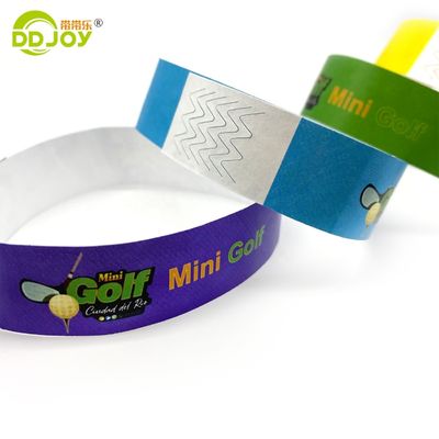 Aanpasbare Tyvek-armbanden voor elk festival of evenement 2-7 dagen Productietijd