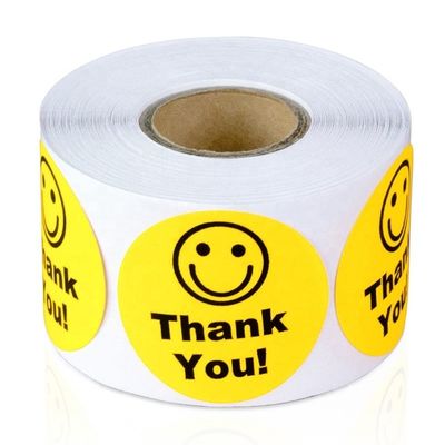 Op maat gemaakte sticker kleefkleeflabels met gratis ontwerp en op maat gemaakt logo