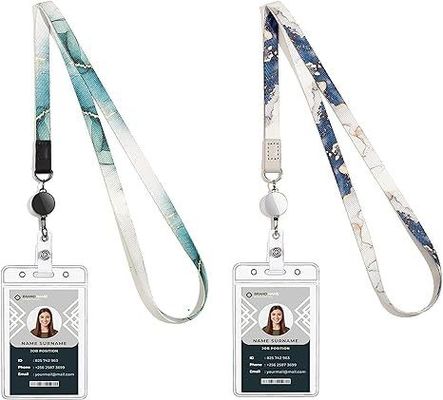 Office Occasion Gepersonaliseerde Sublimatie Lanyards 6 Kleur Print Metode en Custom Logo