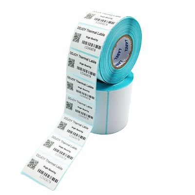 Wit digitaal drukken aangepaste sticker voor zakelijk winkelen thermisch drukken label