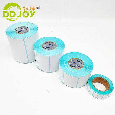 Wit digitaal drukken aangepaste sticker voor zakelijk winkelen thermisch drukken label