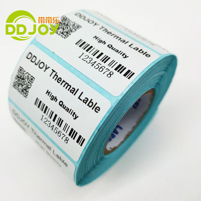 Wit digitaal drukken aangepaste sticker voor zakelijk winkelen thermisch drukken label