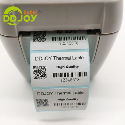 Wit digitaal drukken aangepaste sticker voor zakelijk winkelen thermisch drukken label