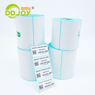 Wit digitaal drukken aangepaste sticker voor zakelijk winkelen thermisch drukken label