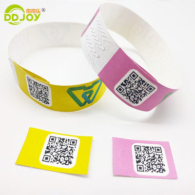 Krijg uw festival evenementen toegang gesorteerd met Custom Tyvek Armband 250 * 25mm
