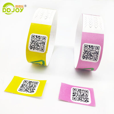 Krijg uw festival evenementen toegang gesorteerd met Custom Tyvek Armband 250 * 25mm