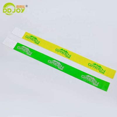 250*25mm/250*19mm waterdicht DuPont Tyvek papier polsband voor evenementen
