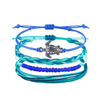 Kleurrijke 16 8CM wasdraad gevlochten rijstkralen armband voor vrouwen Handgemaakt ontwerp
