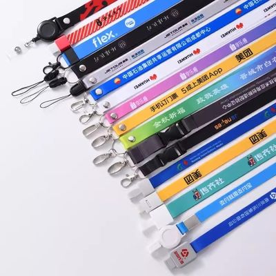 Polyester Jacquard/Sublimatie Neck Lanyard Custom Design en vele kleuren voor cadeautjes