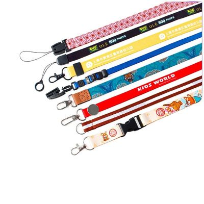 Polyester Jacquard/Sublimatie Neck Lanyard Custom Design en vele kleuren voor cadeautjes