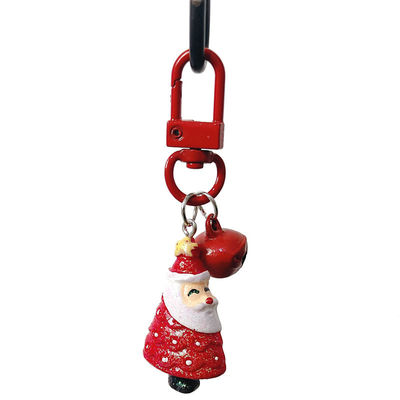 Cartoon Kerstman Kerstboom Bell Sleutelhanger Rugzak Mobiele telefoon Hangertje Ornament