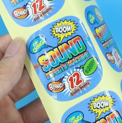Persoonlijk waterdicht PVC/Vinyl sticker zelfklevend etiket voor cosmetische/voedselverpakkingen