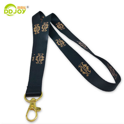 Silk Screen Printing Polyester Neck Lanyards met kaarthouders Sleutelhanger Mobiele telefoon