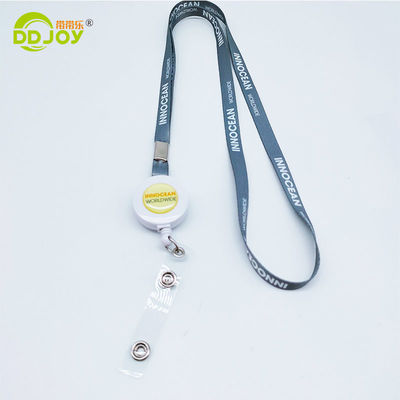 Silk Screen Printing Polyester Neck Lanyards met kaarthouders Sleutelhanger Mobiele telefoon