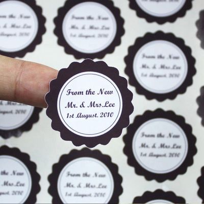 Persoonlijk waterdicht PVC/Vinyl sticker zelfklevend etiket voor cosmetische/voedselverpakkingen