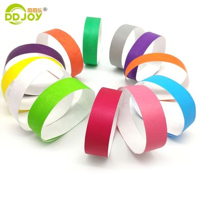 Tear-resistente Tyvek papieren polsbanden voor bruiloftsfeesten 250*25mm en 250*19mm