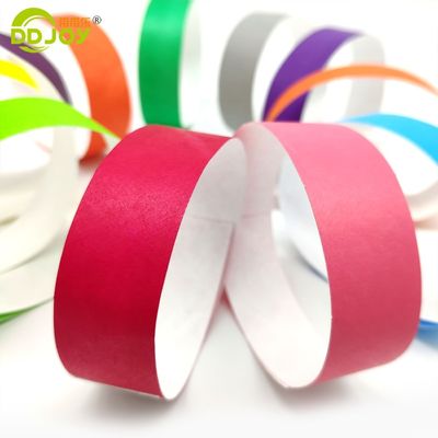 Tear-resistente Tyvek papieren polsbanden voor bruiloftsfeesten 250*25mm en 250*19mm