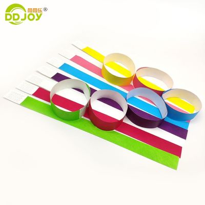 Tear-resistente Tyvek papieren polsbanden voor bruiloftsfeesten 250*25mm en 250*19mm