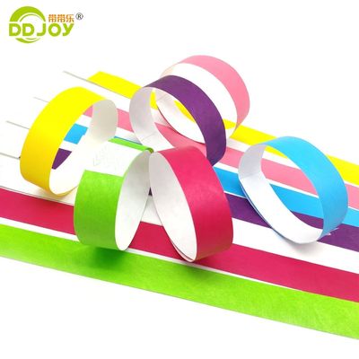 Tear-resistente Tyvek papieren polsbanden voor bruiloftsfeesten 250*25mm en 250*19mm
