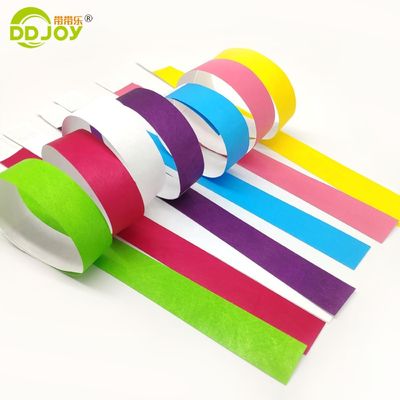 Tear-resistente Tyvek papieren polsbanden voor bruiloftsfeesten 250*25mm en 250*19mm