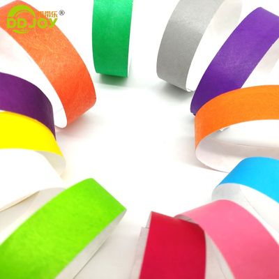 Tear-resistente Tyvek papieren polsbanden voor bruiloftsfeesten 250*25mm en 250*19mm
