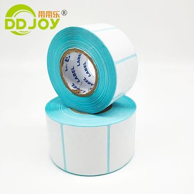 Gepersonaliseerde kleuren verzendetiketten Doos Perforated Sticker Face PP Direct Printing Paper Rolls