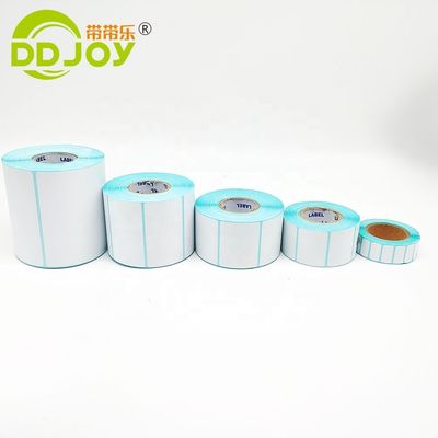 Gepersonaliseerde kleuren verzendetiketten Doos Perforated Sticker Face PP Direct Printing Paper Rolls