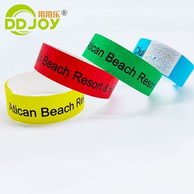 Gepersonaliseerde Armband voor feestdagen Waterdicht Wegwerppapier Tyvek Armband DDJOY