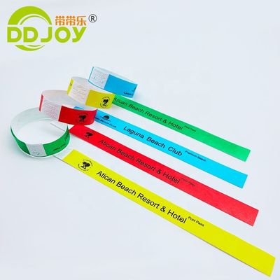 Gepersonaliseerde Armband voor feestdagen Waterdicht Wegwerppapier Tyvek Armband DDJOY