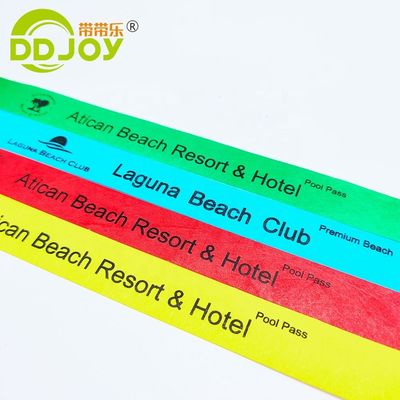 Gepersonaliseerde Armband voor feestdagen Waterdicht Wegwerppapier Tyvek Armband DDJOY