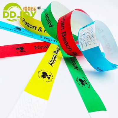 Gepersonaliseerde Armband voor feestdagen Waterdicht Wegwerppapier Tyvek Armband DDJOY