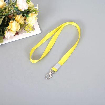 Thermische overdracht Print Flat Polyester Single Custom Sublimatie Lanyards Met Logo