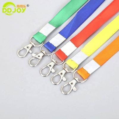 Thermische overdracht Print Flat Polyester Single Custom Sublimatie Lanyards Met Logo