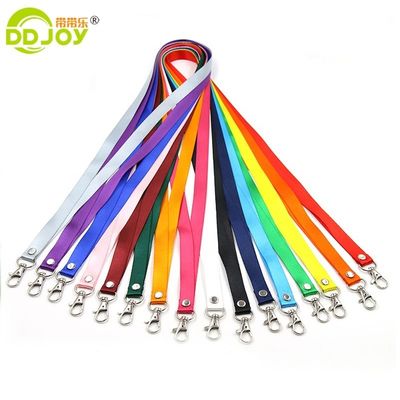 Thermische overdracht Print Flat Polyester Single Custom Sublimatie Lanyards Met Logo