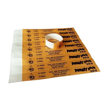 Eenkleurige druk Tyvek papieren polsbandjes voor feest festival club school park DDJOY-TW019