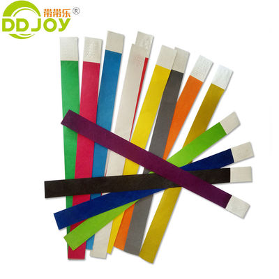 Custom Logo Dupont Papier Armband voor Meerdere Doeleinden Vergadering Toelating Sieraden Type Armbanden