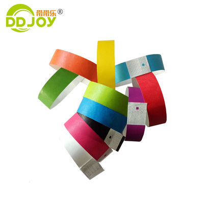 Custom Logo Dupont Papier Armband voor Meerdere Doeleinden Vergadering Toelating Sieraden Type Armbanden
